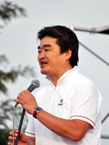 NHKラジオ体操　福生市大会での市長