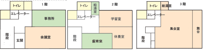 画像：館内配置図