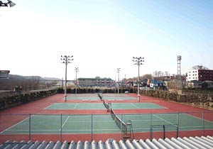 写真：市営競技場テニスコート