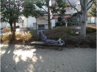 写真：腹筋ベンチ