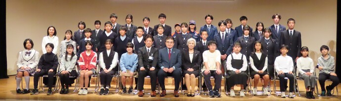 令和7年度善行少年表彰　表彰式