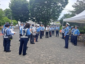 写真：福生ほたる祭の交通警備