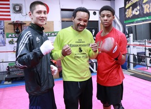 リック吉村さんと練習生