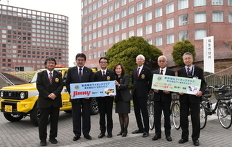 写真：東京福生ライオンズクラブ寄付贈呈式