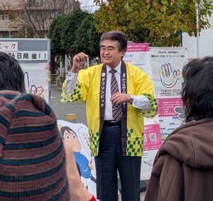 写真：東京2025デフリンピック キャラバンカー来訪