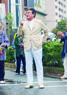 令和7 年度福生秋祭り福生駅東口にて